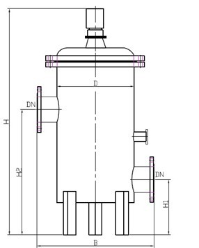 電動(dòng)濾水器尺寸圖